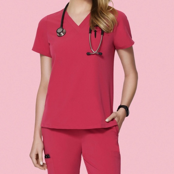 Mandala Other Mandala Scrub Set In Deep Rose Poshmark